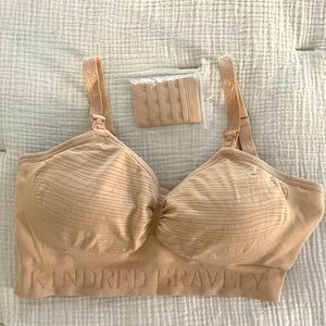 Kindred Bravely Sublime Hands-Free Pumping & Nursing Bra | Beige - Small